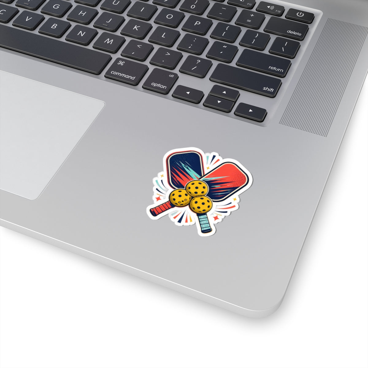 Retro Pickleball Paddles Recreational Sports Sticker