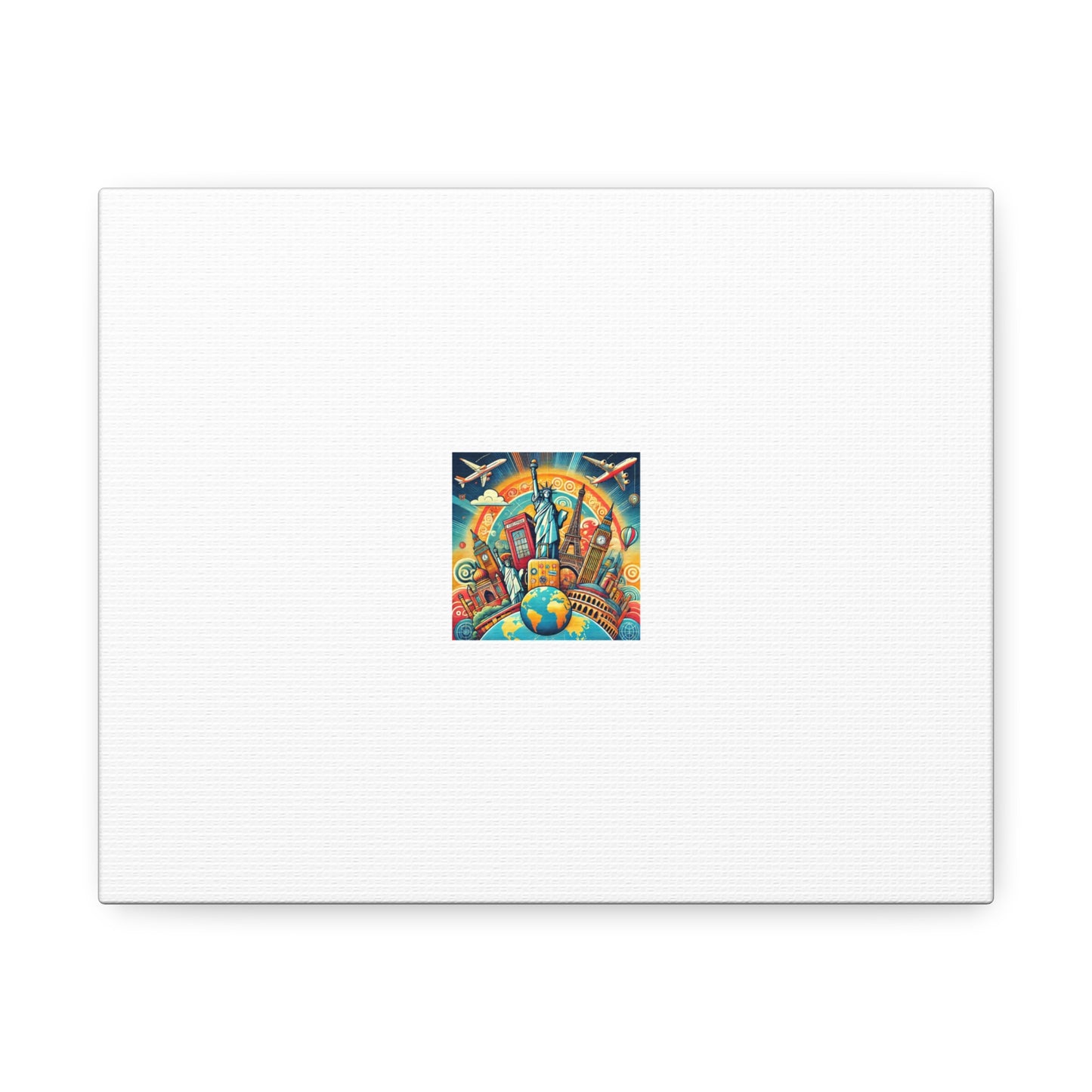 Global Landmark Adventure Collage Gallery Travel Canvas Art