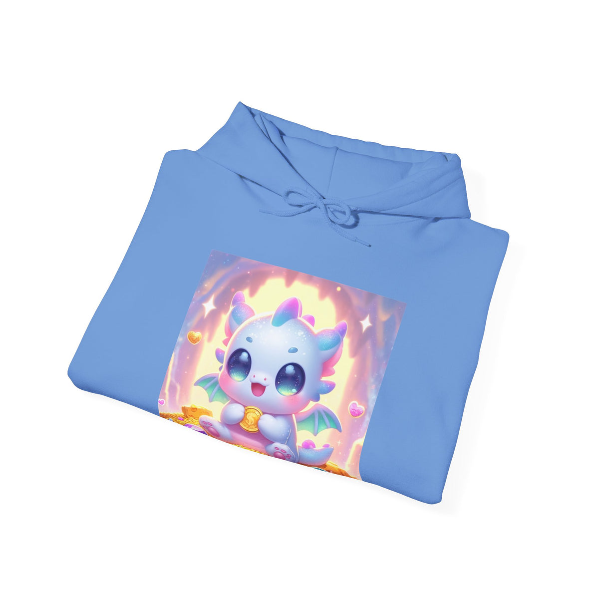 Pastel Treasure Dragon Kawaii Fantasy Hoodie