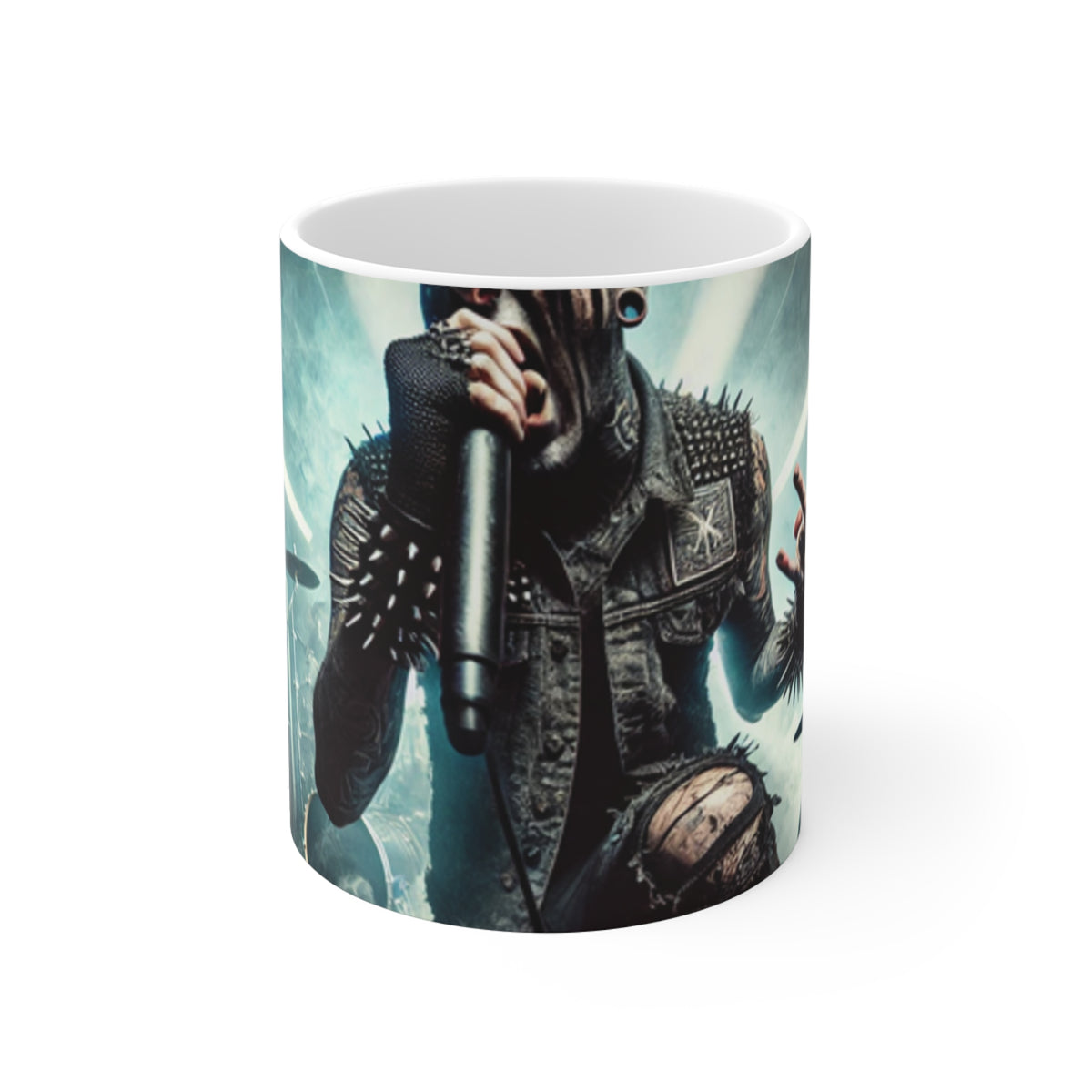 Punk Rock Vocalist Stage Energy Music Coffee Mug