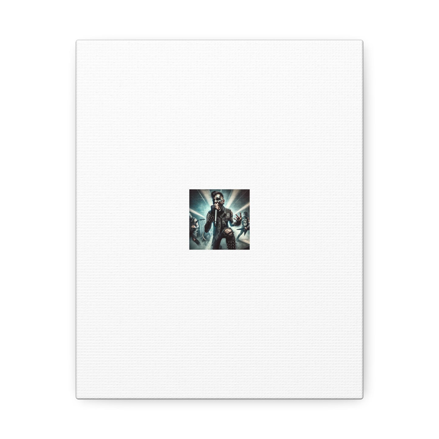 Punk Rock Vocalist Stage Energy Music Room Canvas Art