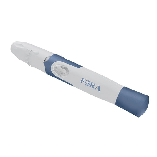 Fora Lancing Device With Extra Clear Cap