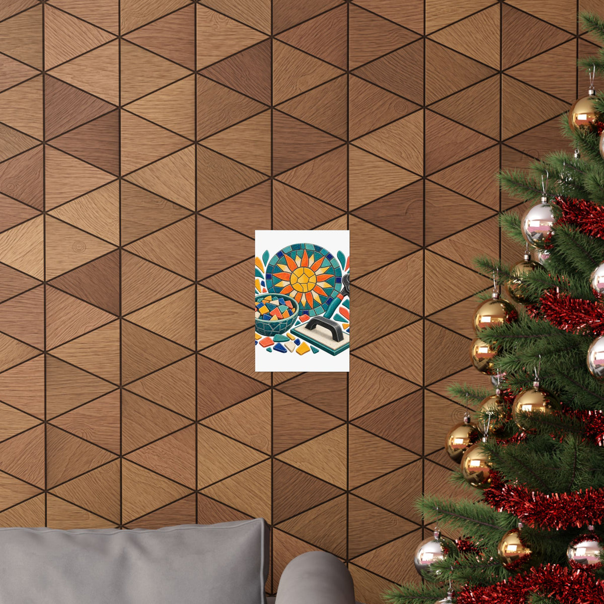 Sunburst Mosaic Making Workshop Poster