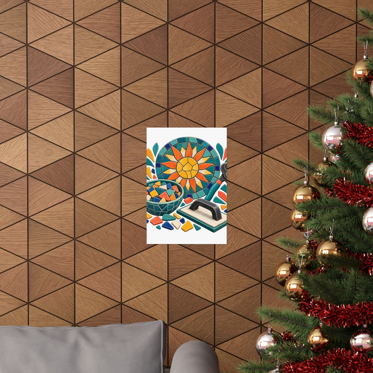 Sunburst Mosaic Making Workshop Poster