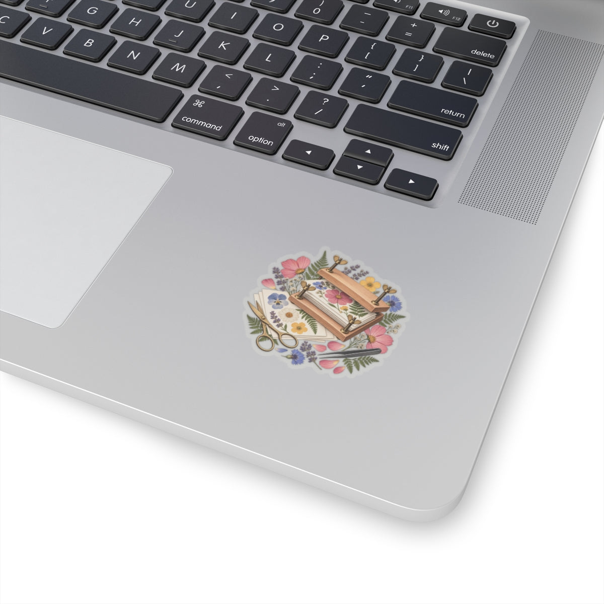 Botanical Flower Press Workshop Sticker