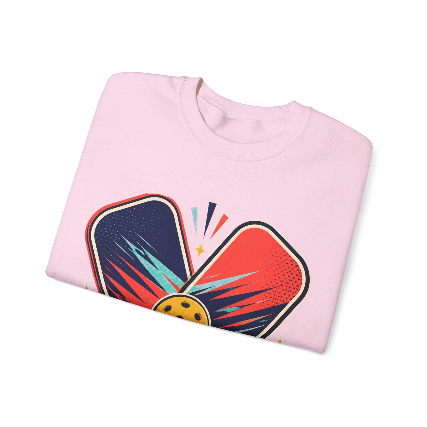 Retro Pickleball Paddles Recreational Sports Sweatshirt