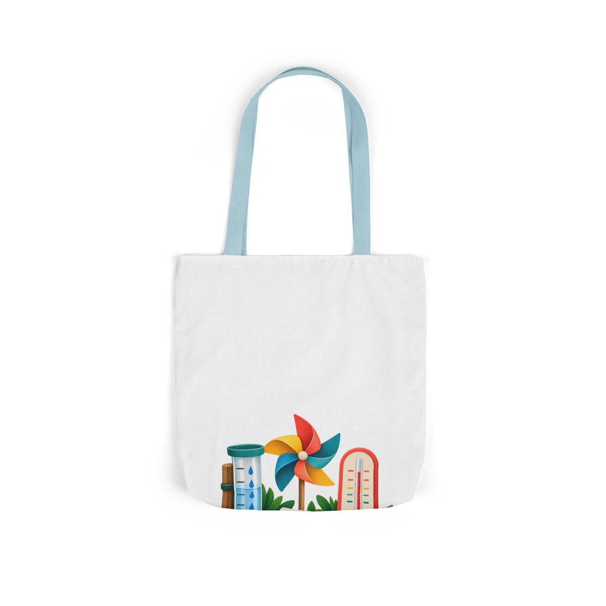 Colorful Backyard Weather Watching Kit Tote Bag