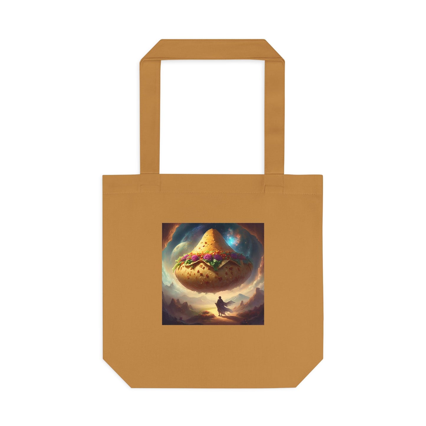 Cosmic Taco Planetoid Surreal Food Fantasy Art Tote Bag