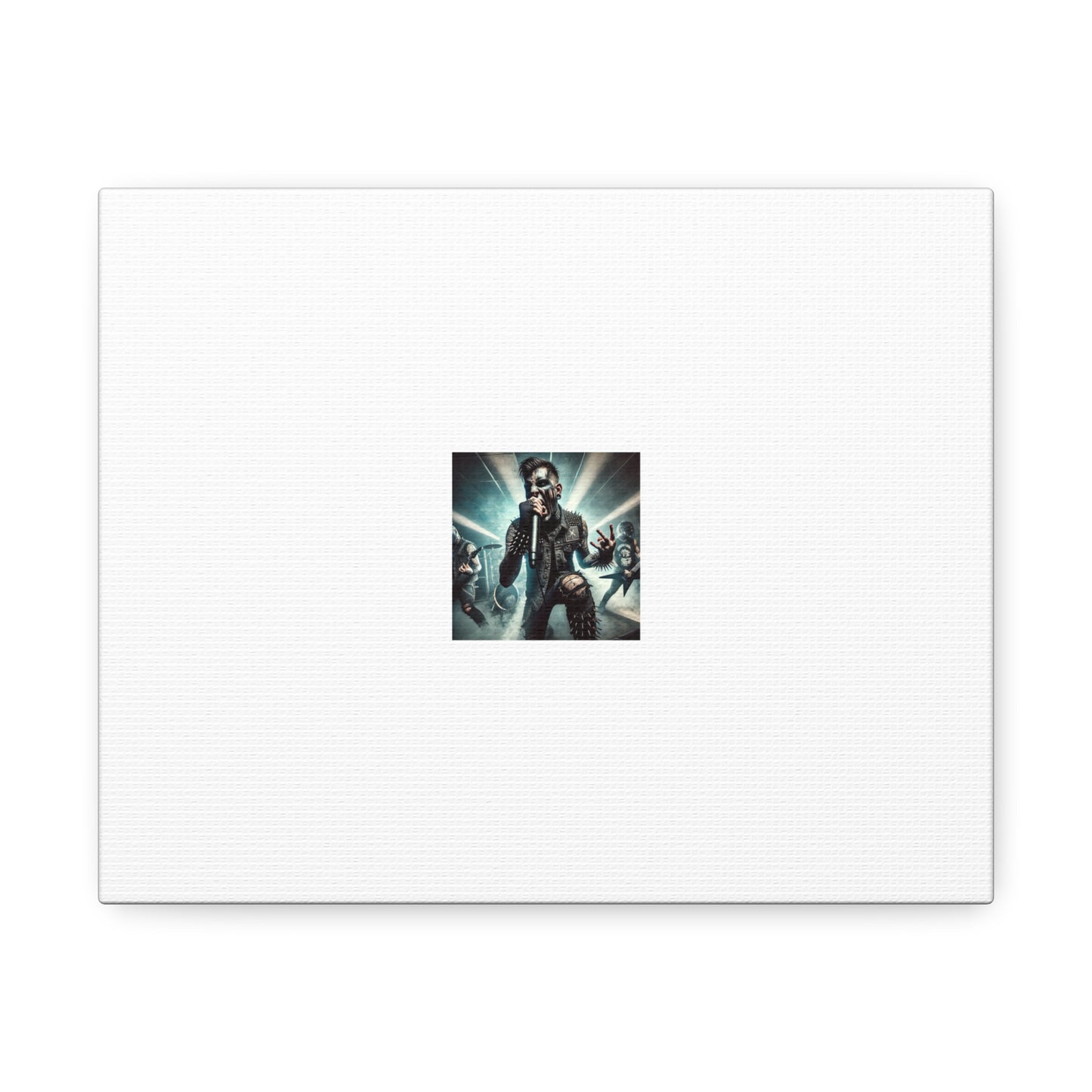 Punk Rock Vocalist Stage Energy Music Room Canvas Art