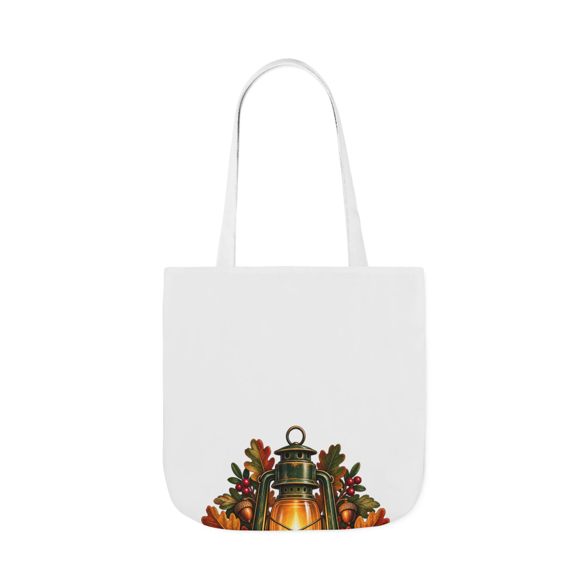 Autumn Oak Lantern and Acorns Tote Bag