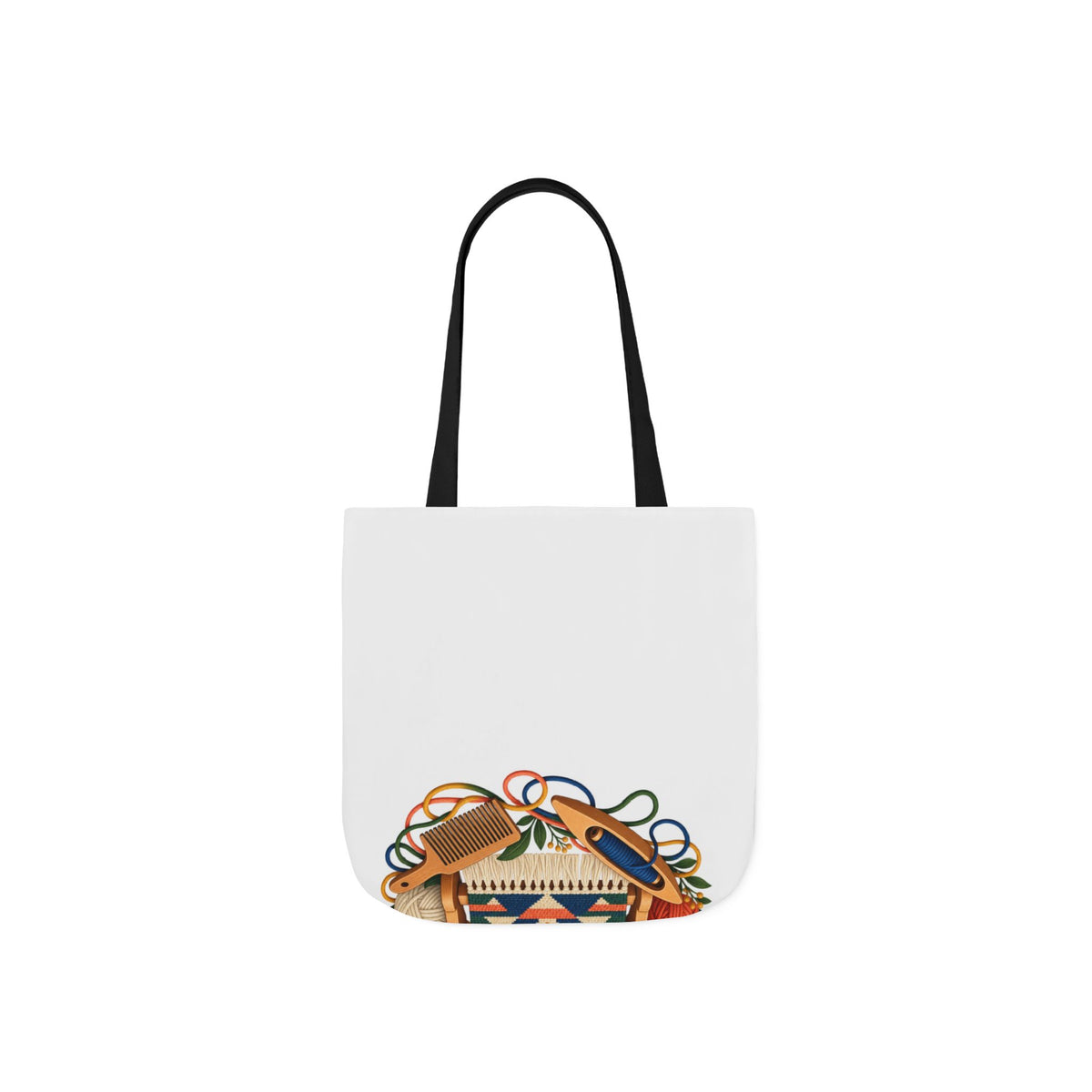 Geometric Hand Weaving Workshop Tote Bag