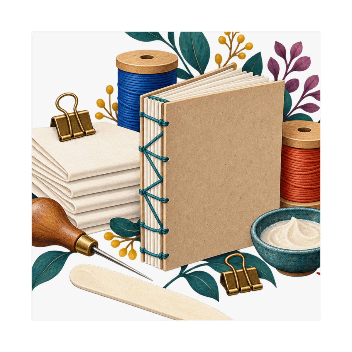 Hand Bookbinding Workshop Poster