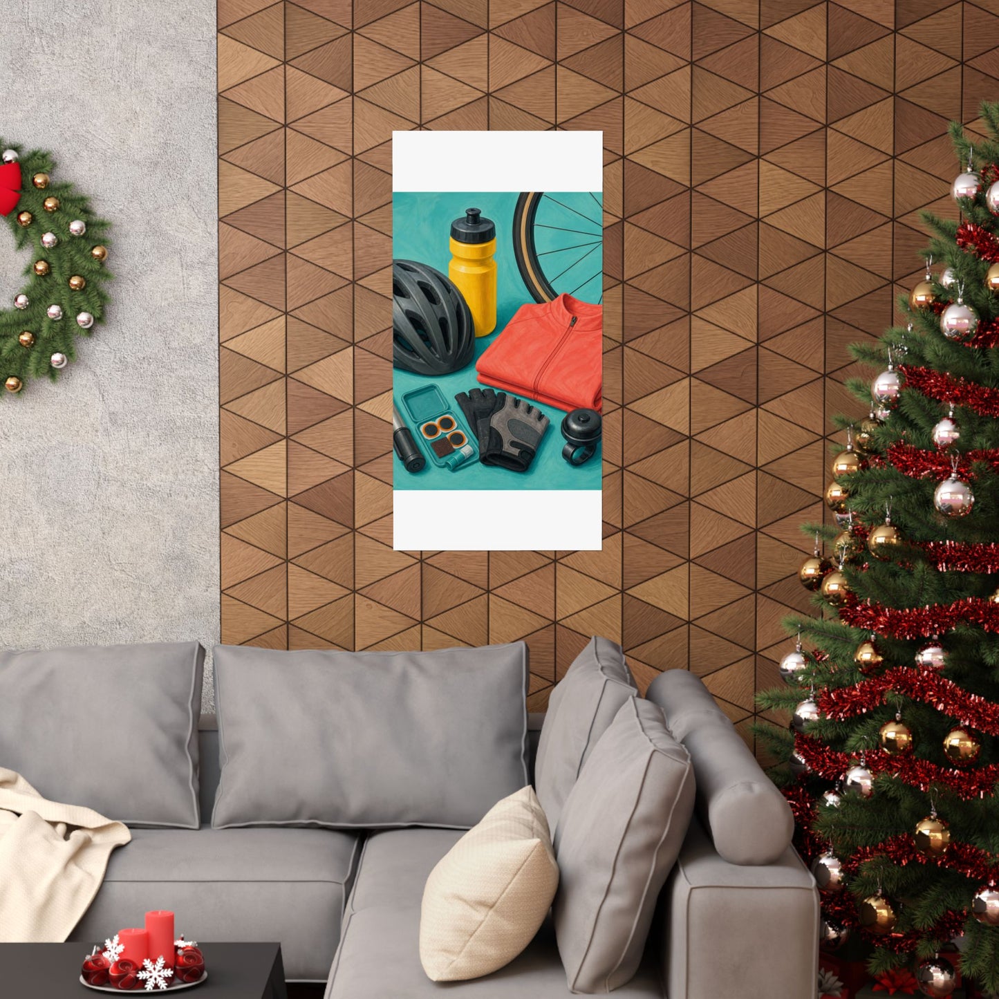 Colorful Cycling Gear Hobby Poster