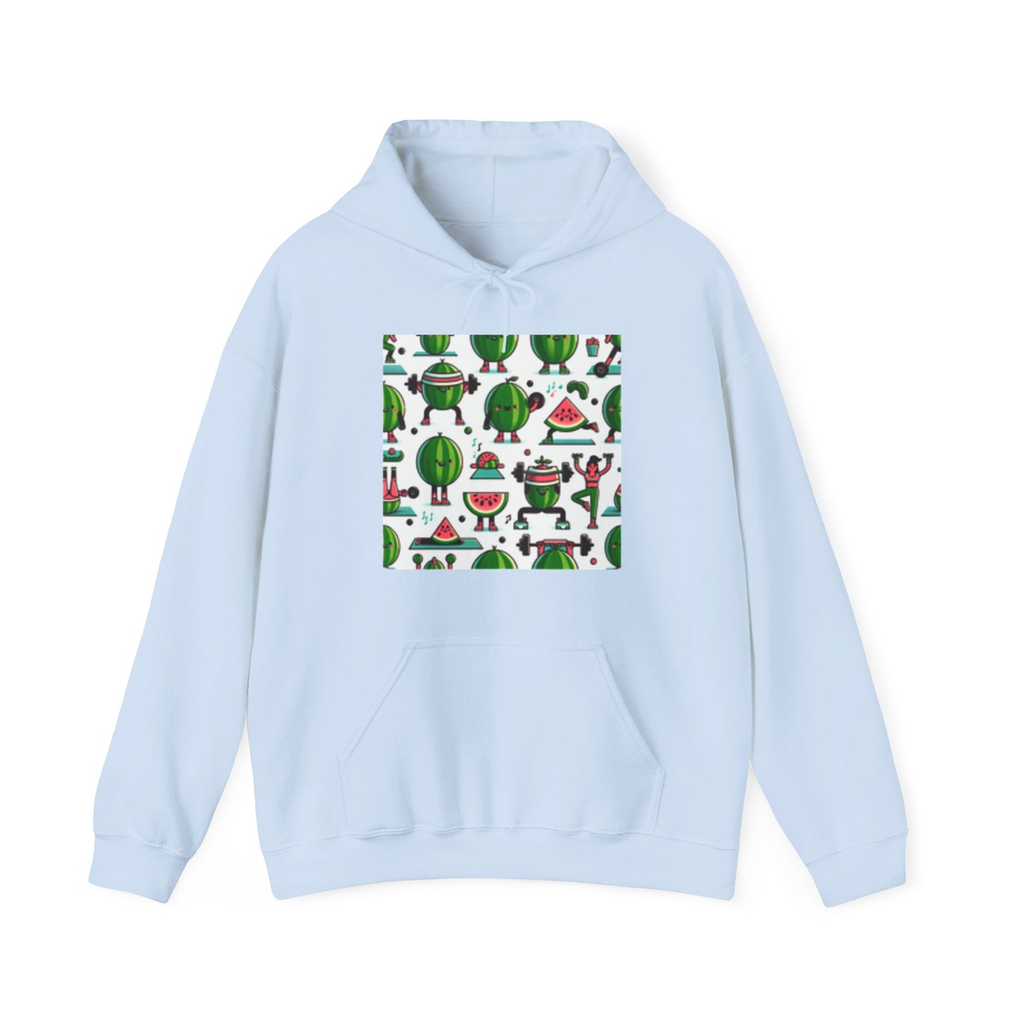 Watermelon Workout Club Cute Food Fitness Graphic Hoodie