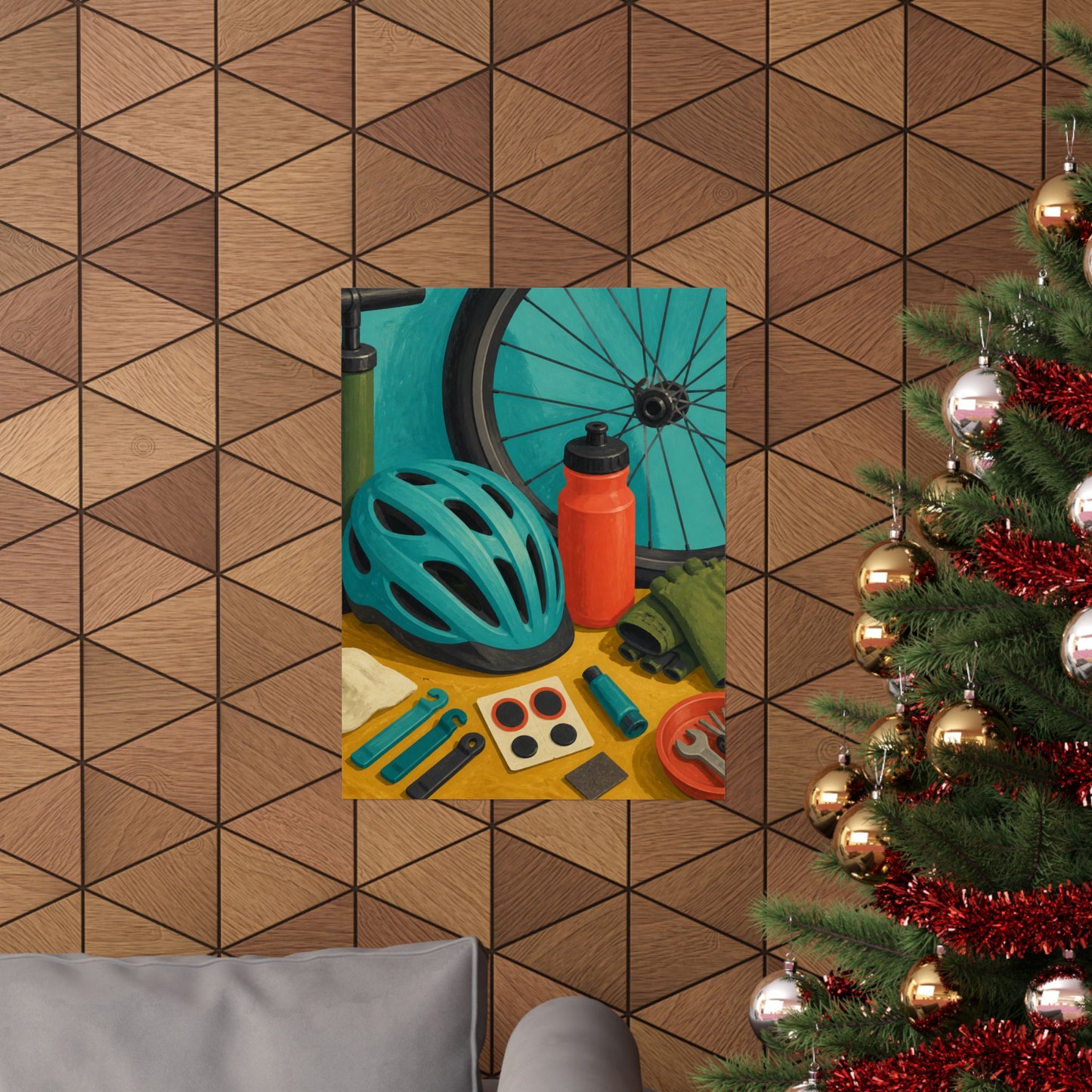 Everyday Bicycle Workshop Art Poster
