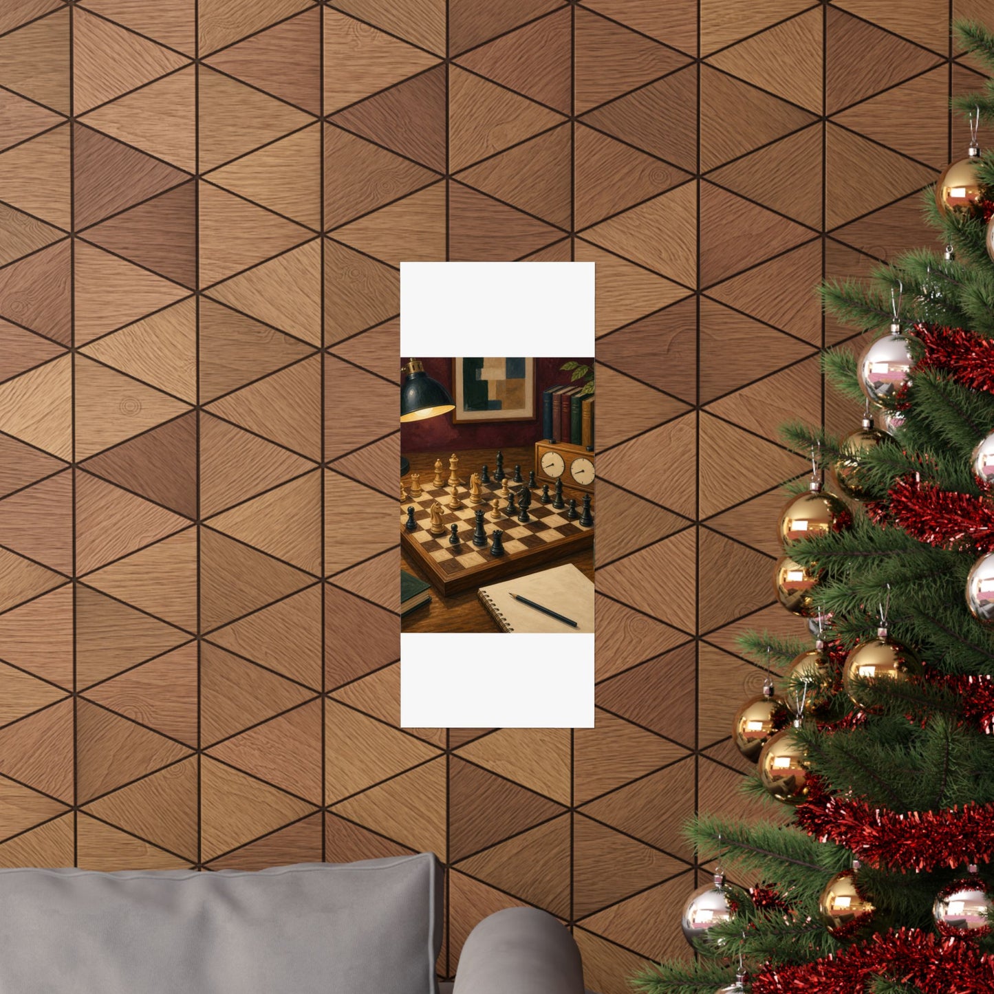 Cozy Chess Strategy Game Hobby Poster