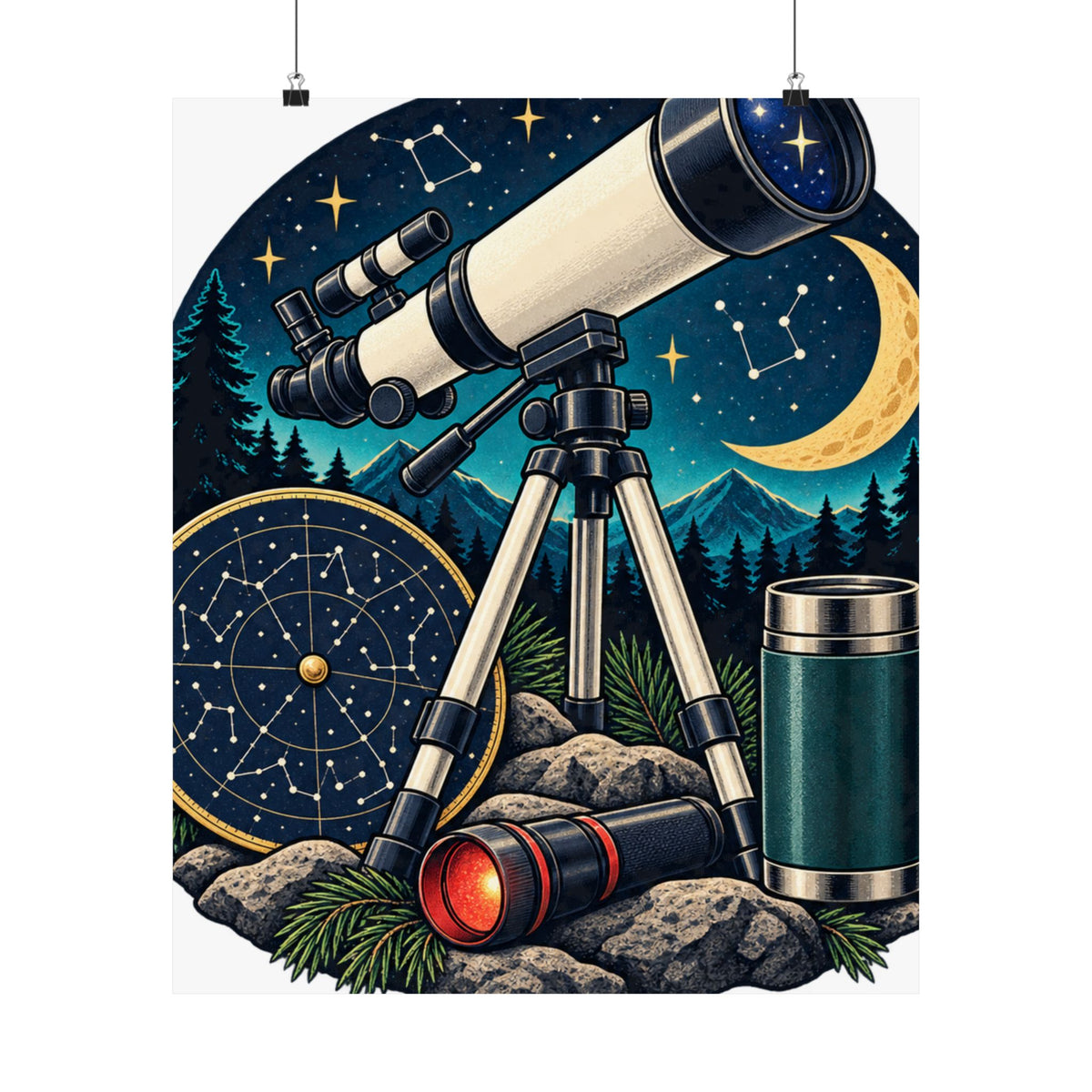 Backyard Stargazing Workshop Poster