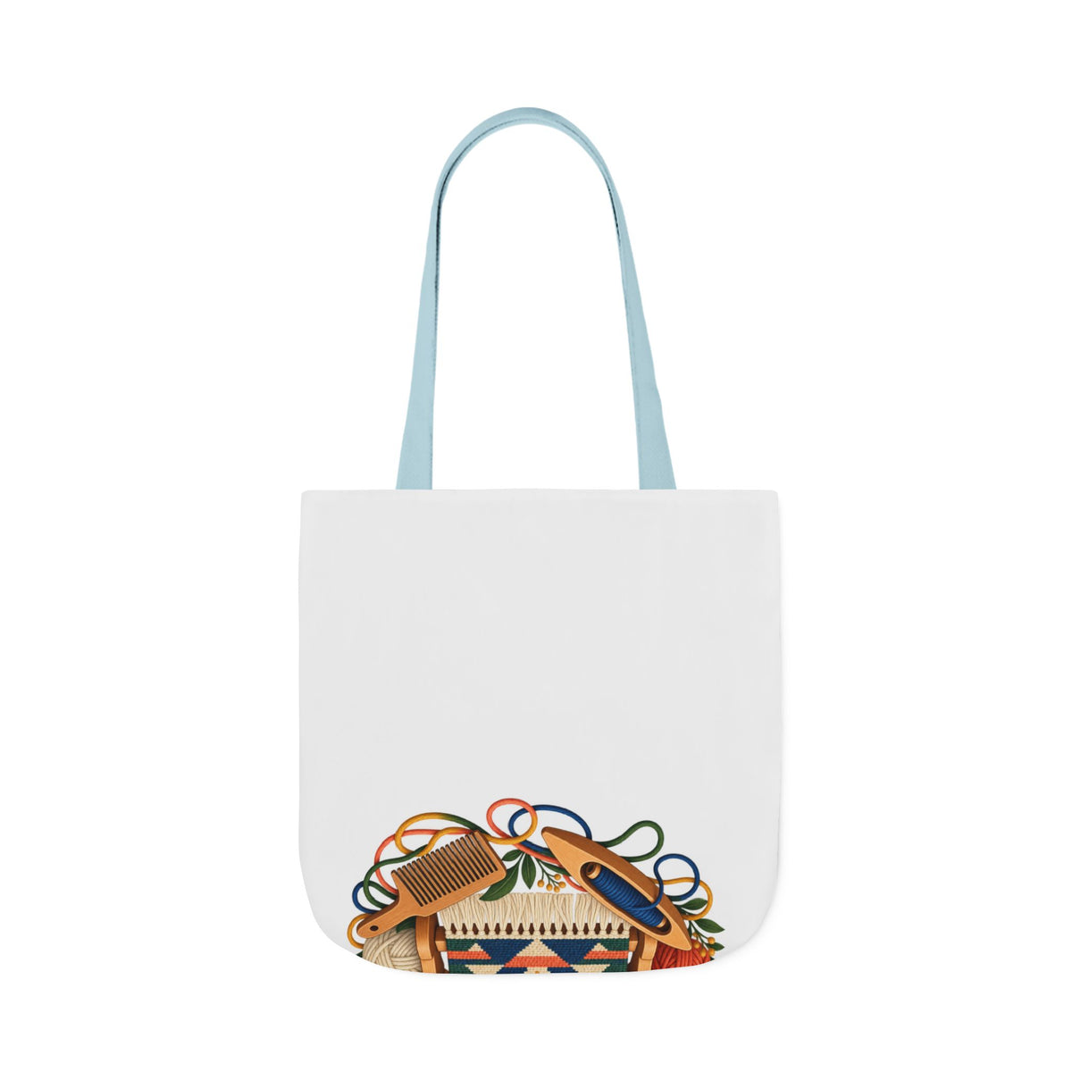 Geometric Hand Weaving Workshop Tote Bag