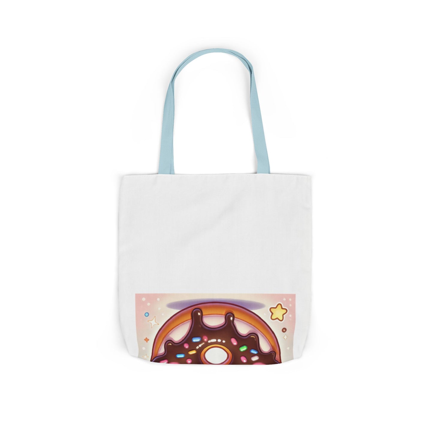 Kawaii Chocolate Donut Cute Dessert Art Tote Bag