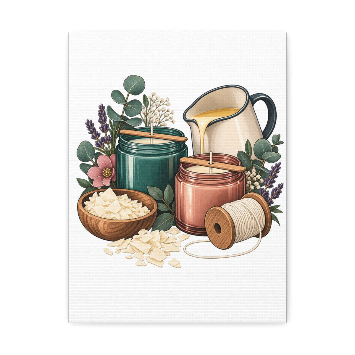 Artisan Candle Making Workshop Canvas