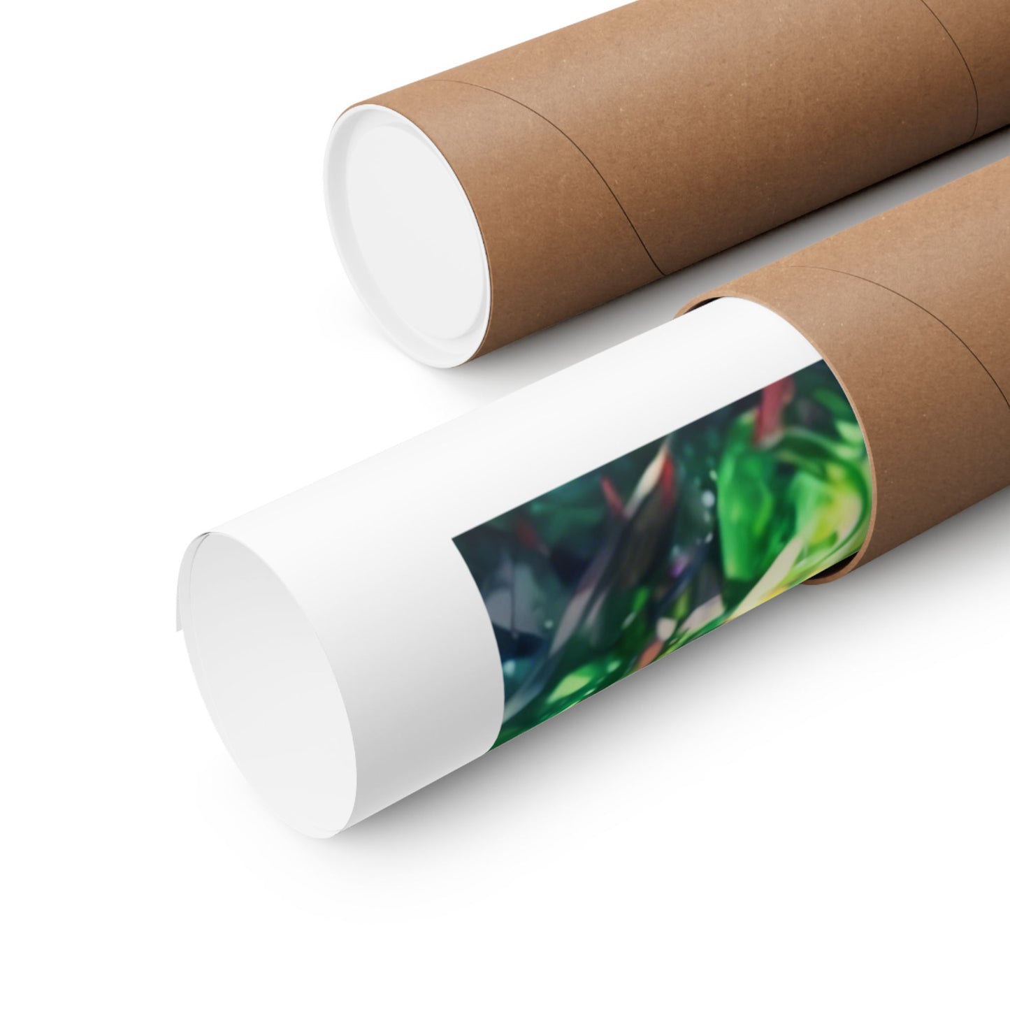 Crystal Bottle Anime Portrait Colorful Wall Poster