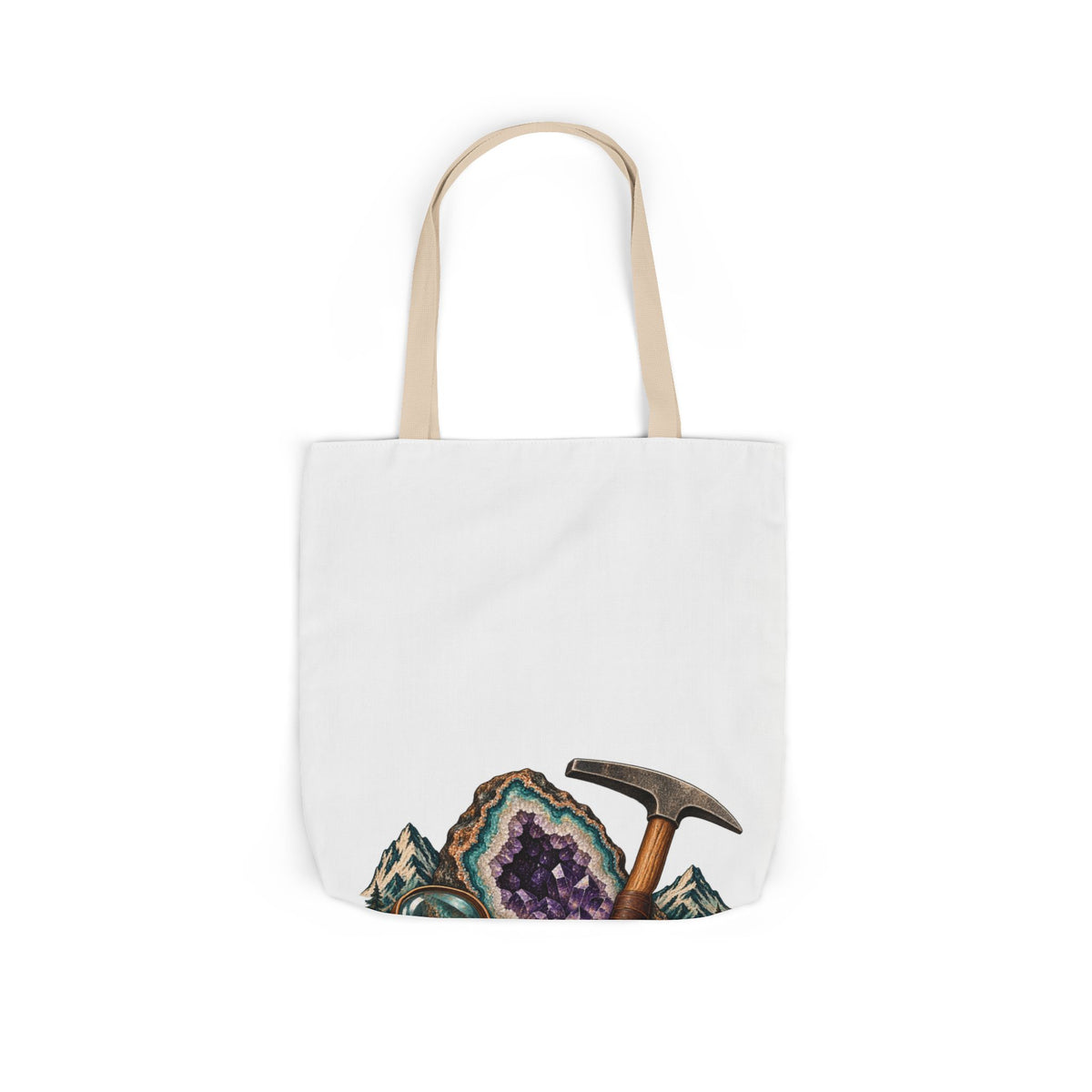 Vintage Geode and Rockhounding Field Kit Tote Bag