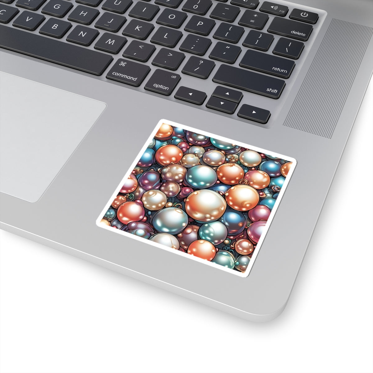 Glossy Orb Marble Abstract Gift Art Sticker