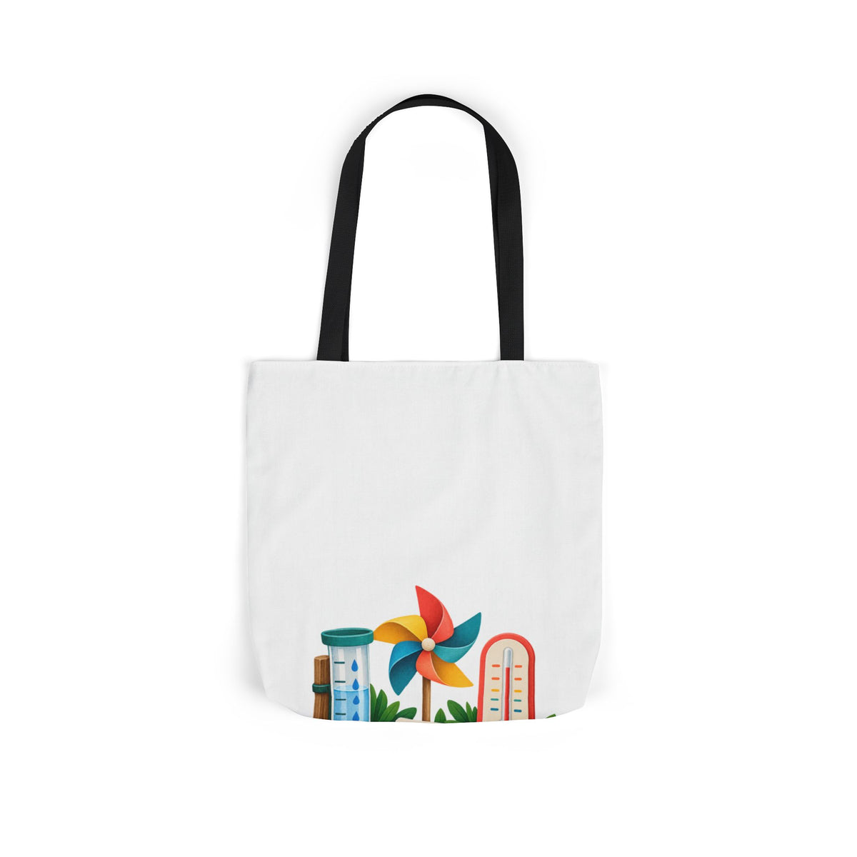 Colorful Backyard Weather Watching Kit Tote Bag