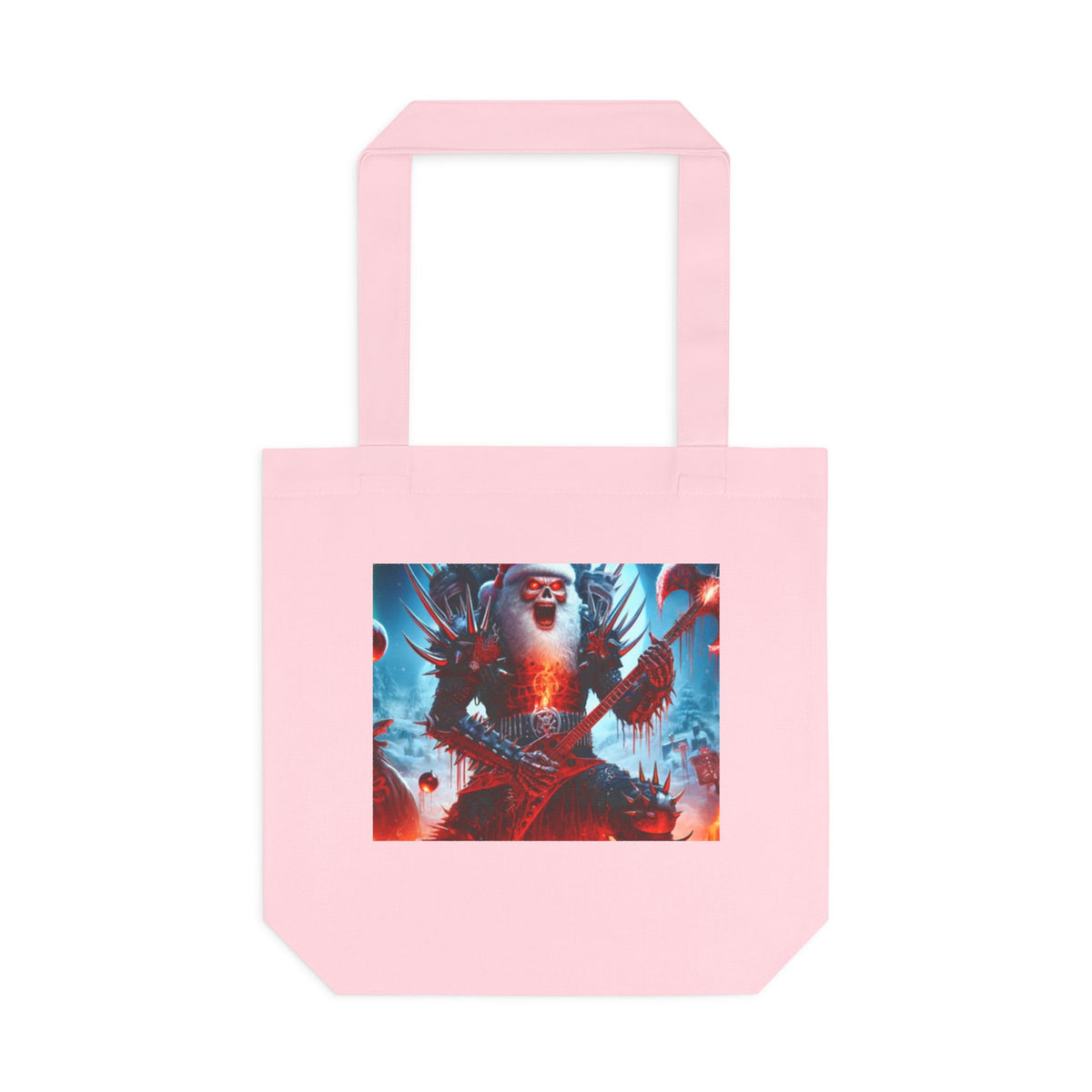 Heavy Metal Santa Holiday Concert Holiday Tote Bag