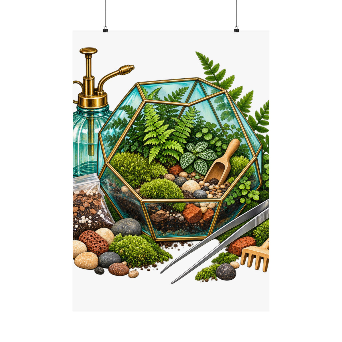 Fern Terrarium Building Workshop Poster