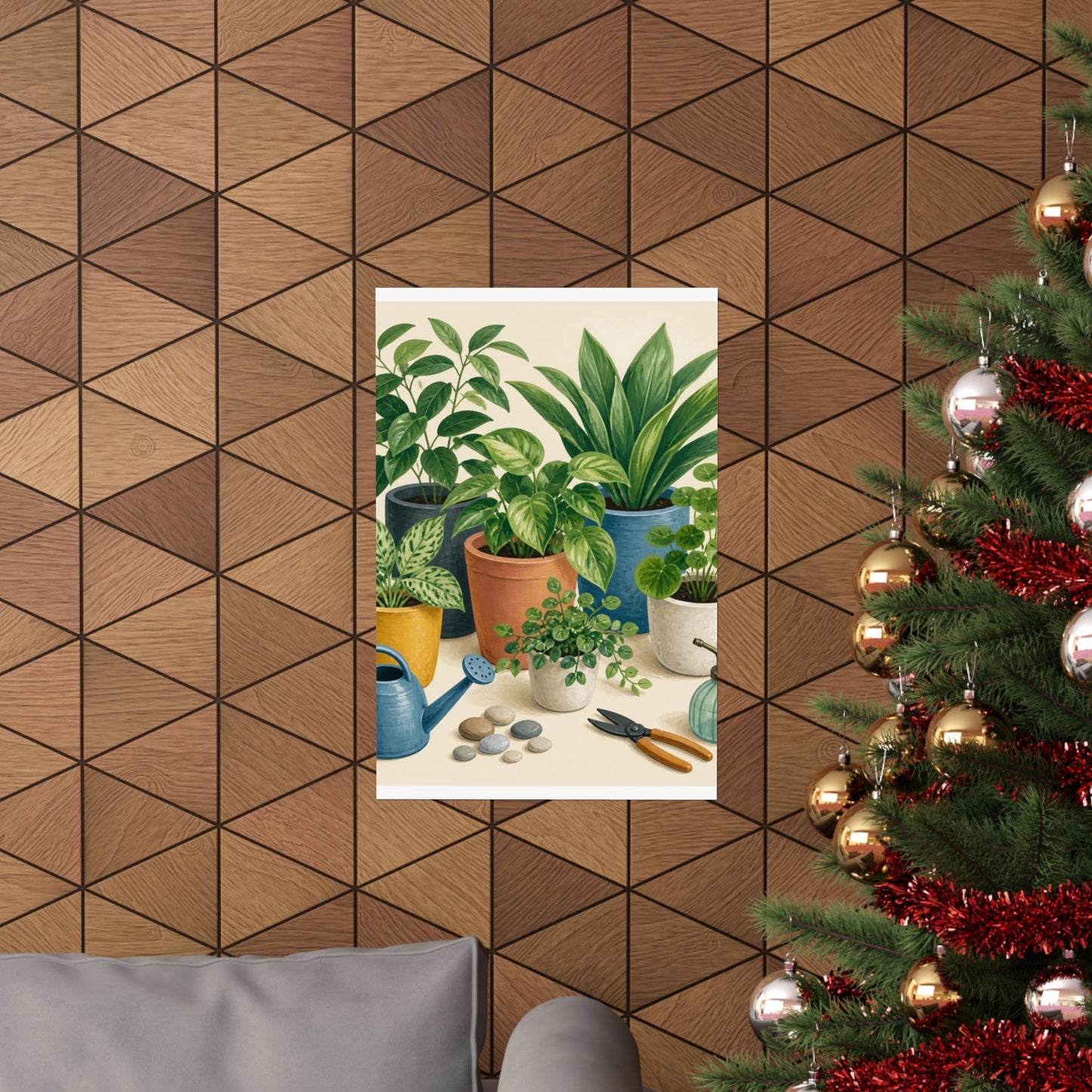 Calm Indoor Houseplant Collection Art Poster