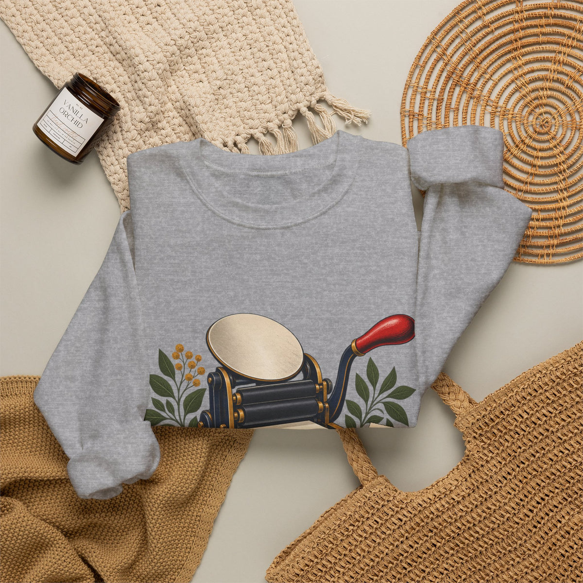 Botanical Letterpress Printshop Sweatshirt