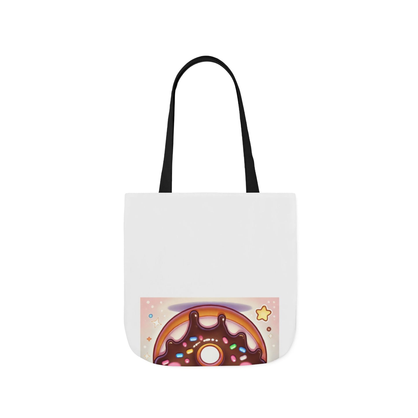 Kawaii Chocolate Donut Cute Dessert Art Tote Bag