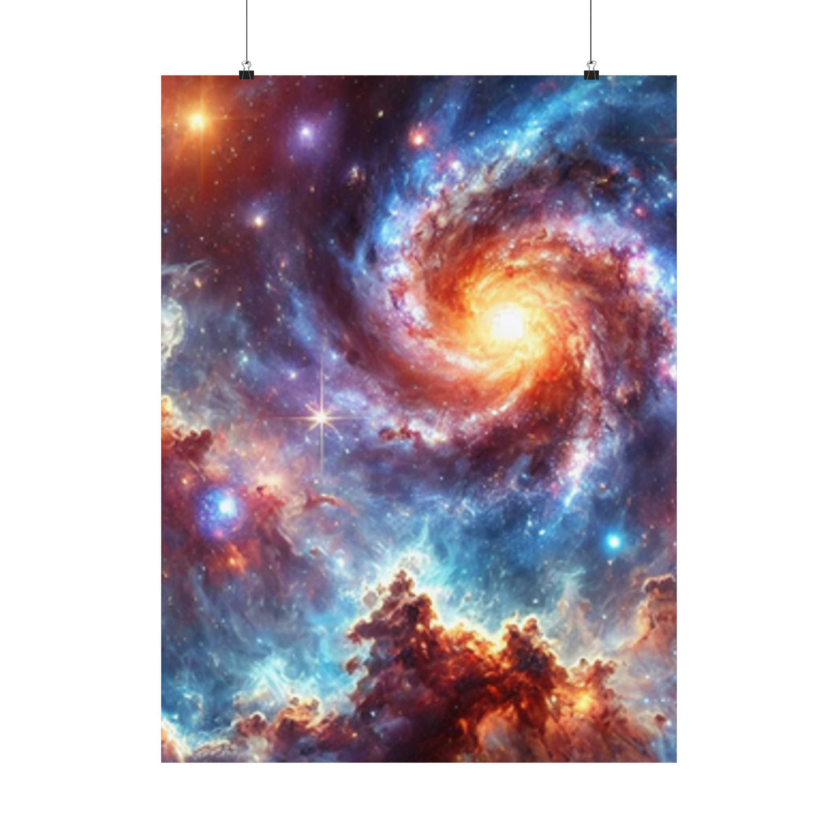 Galaxy Nebula Dreamscape Abstract Space Poster Wall Art Decor