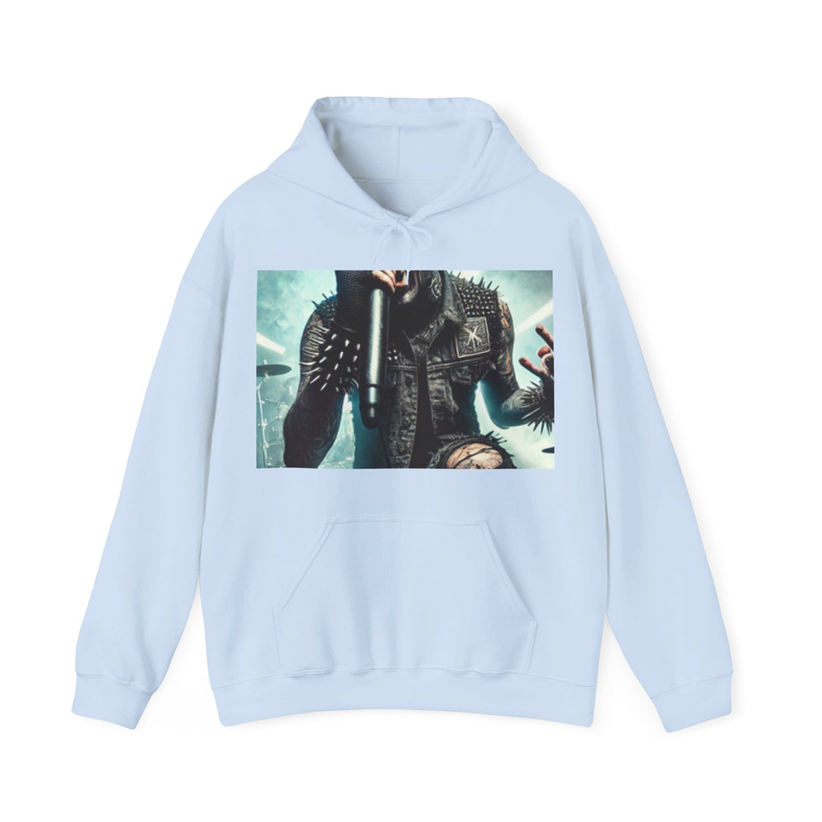 Punk Rock Vocalist Stage Energy Cozy Music Hoodie
