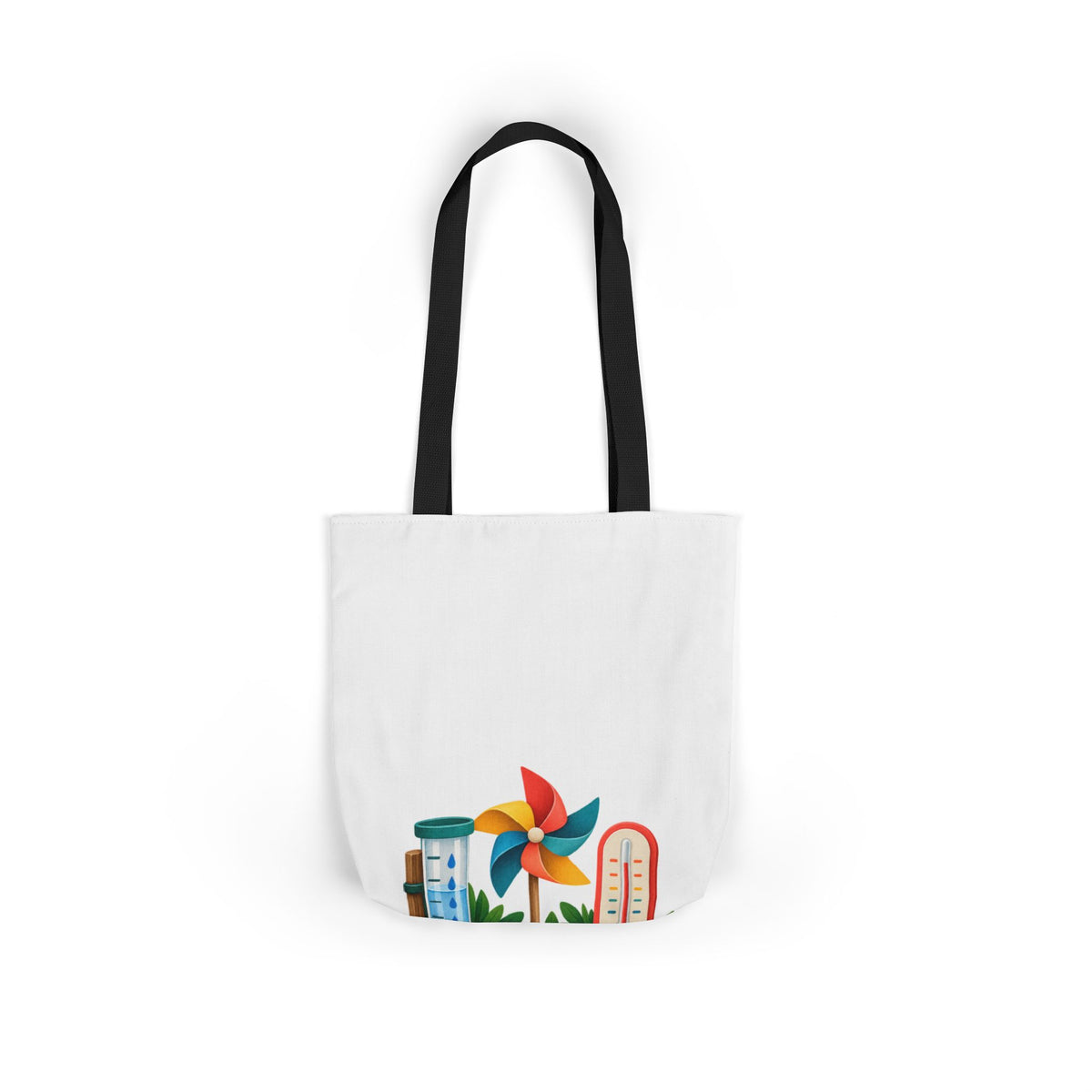 Colorful Backyard Weather Watching Kit Tote Bag