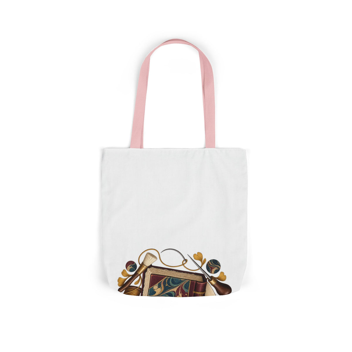 Traditional Marbled Bookbinding Workshop Tote Bag