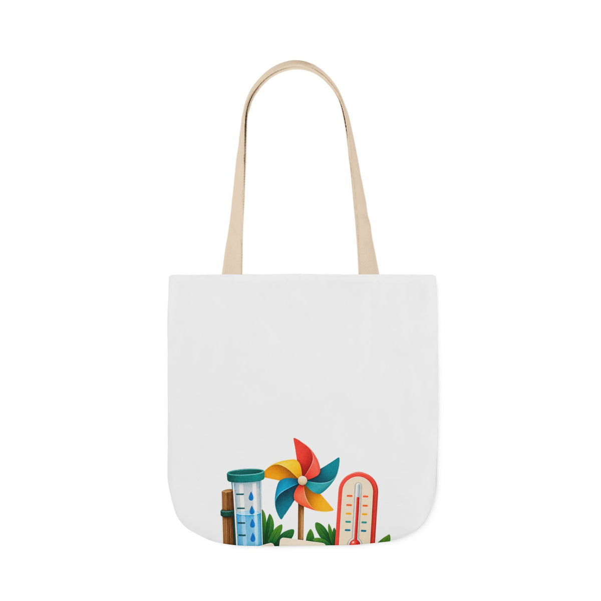 Colorful Backyard Weather Watching Kit Tote Bag