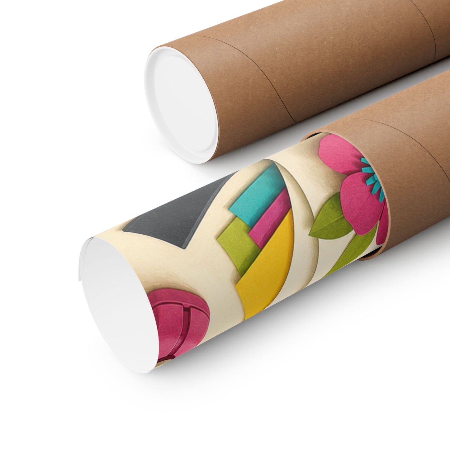 Bright Paper Crafting Hobby Poster