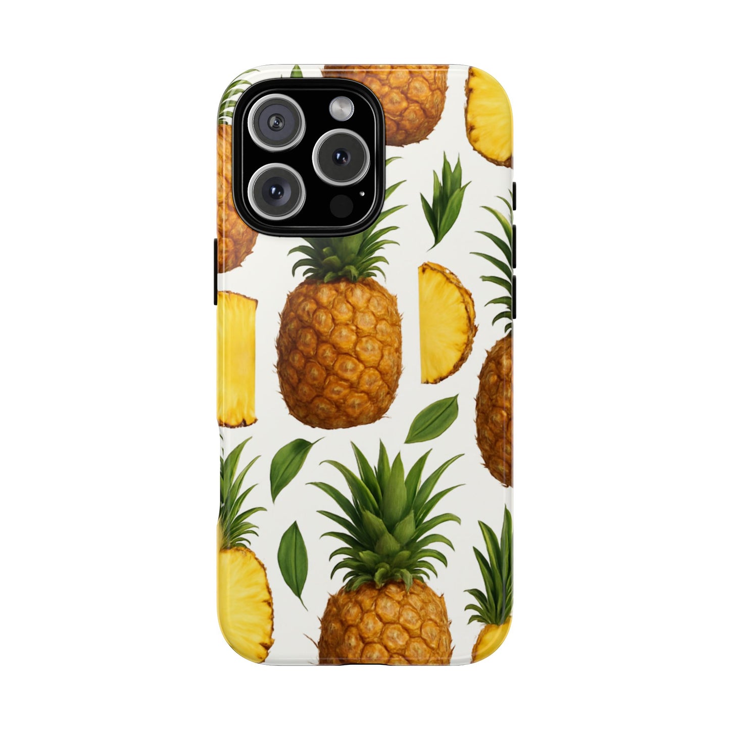 Pineapple Phone Case - Tough Cases, Tropical Phone Cover, Summer Vibe Accessories, Cute Pineapple Design, Fun Gift for Fruit Lovers