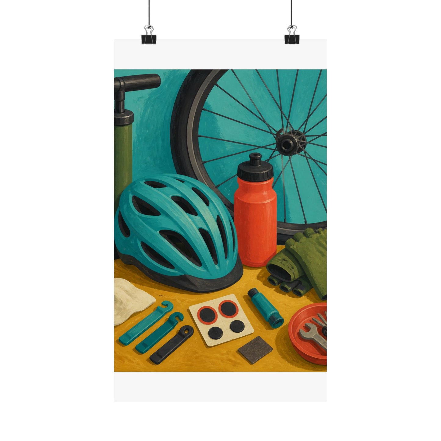 Everyday Bicycle Workshop Art Poster
