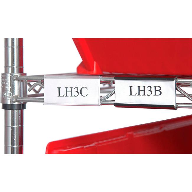 Quantum Storage Systems B3149315 69 In. Label Holder For 72 In. Shelf Clear