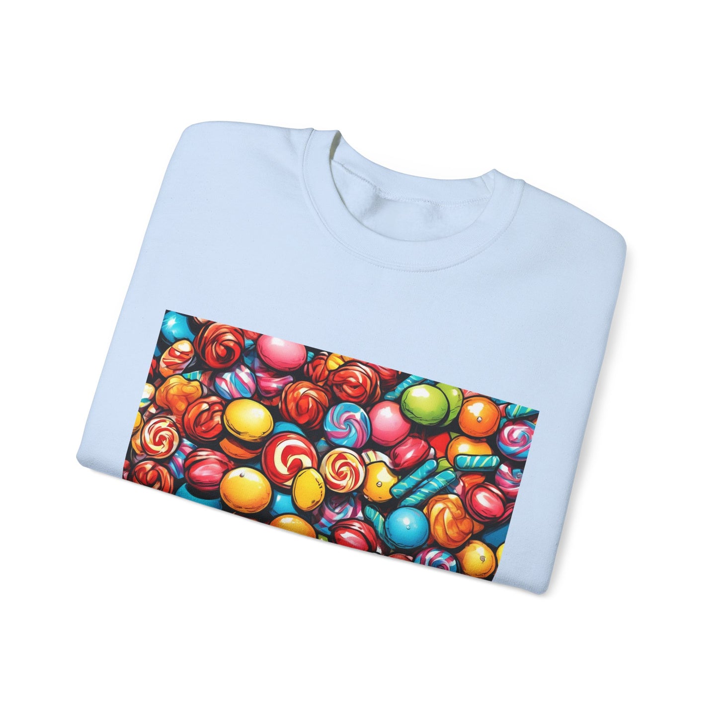 Colorful Candy Pattern Sweets Gift Art Sweatshirt