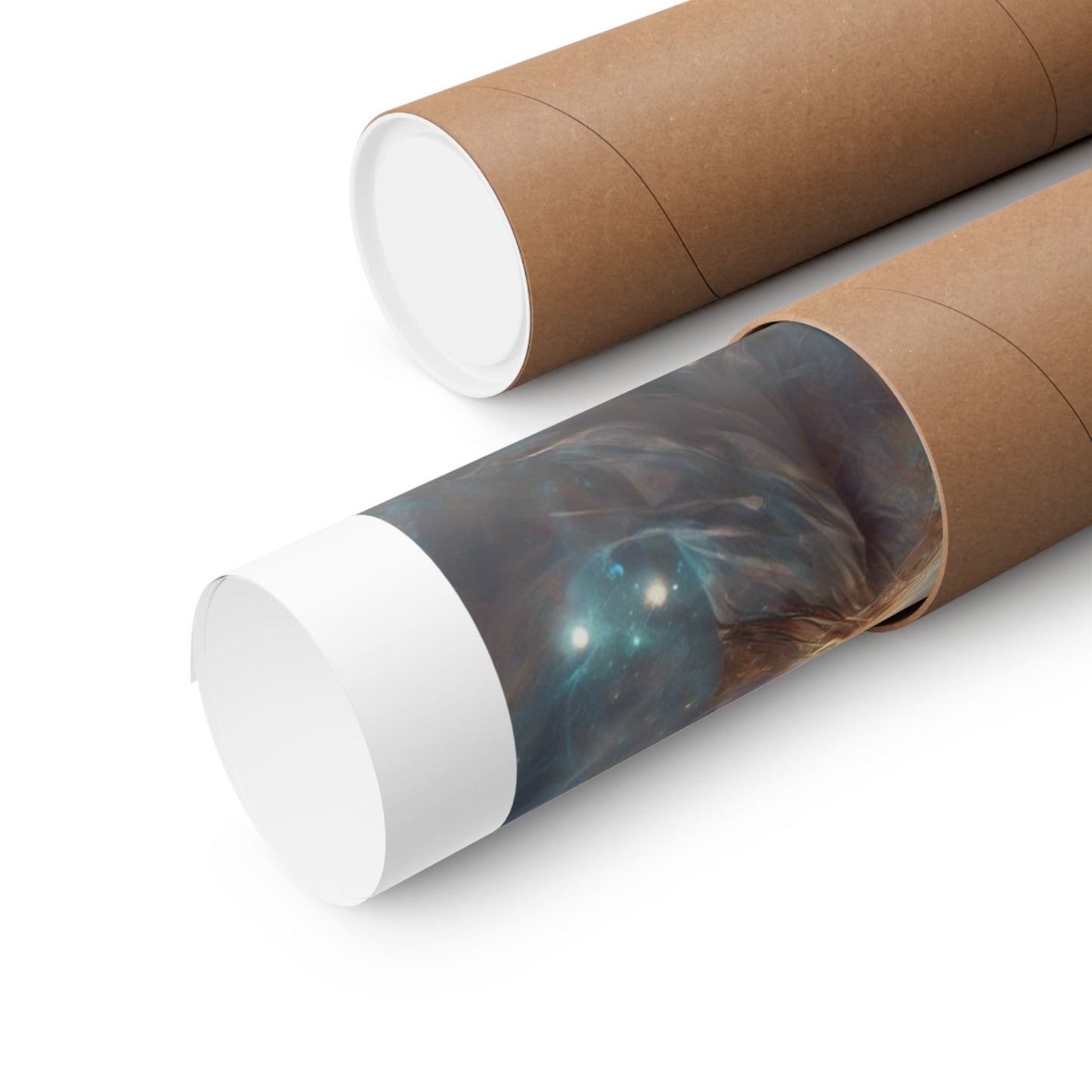 Solar Celestial Spirit Fantasy Portrait Poster