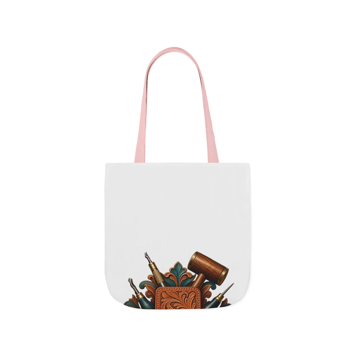 Traditional Leather Tooling Workshop Tote Bag