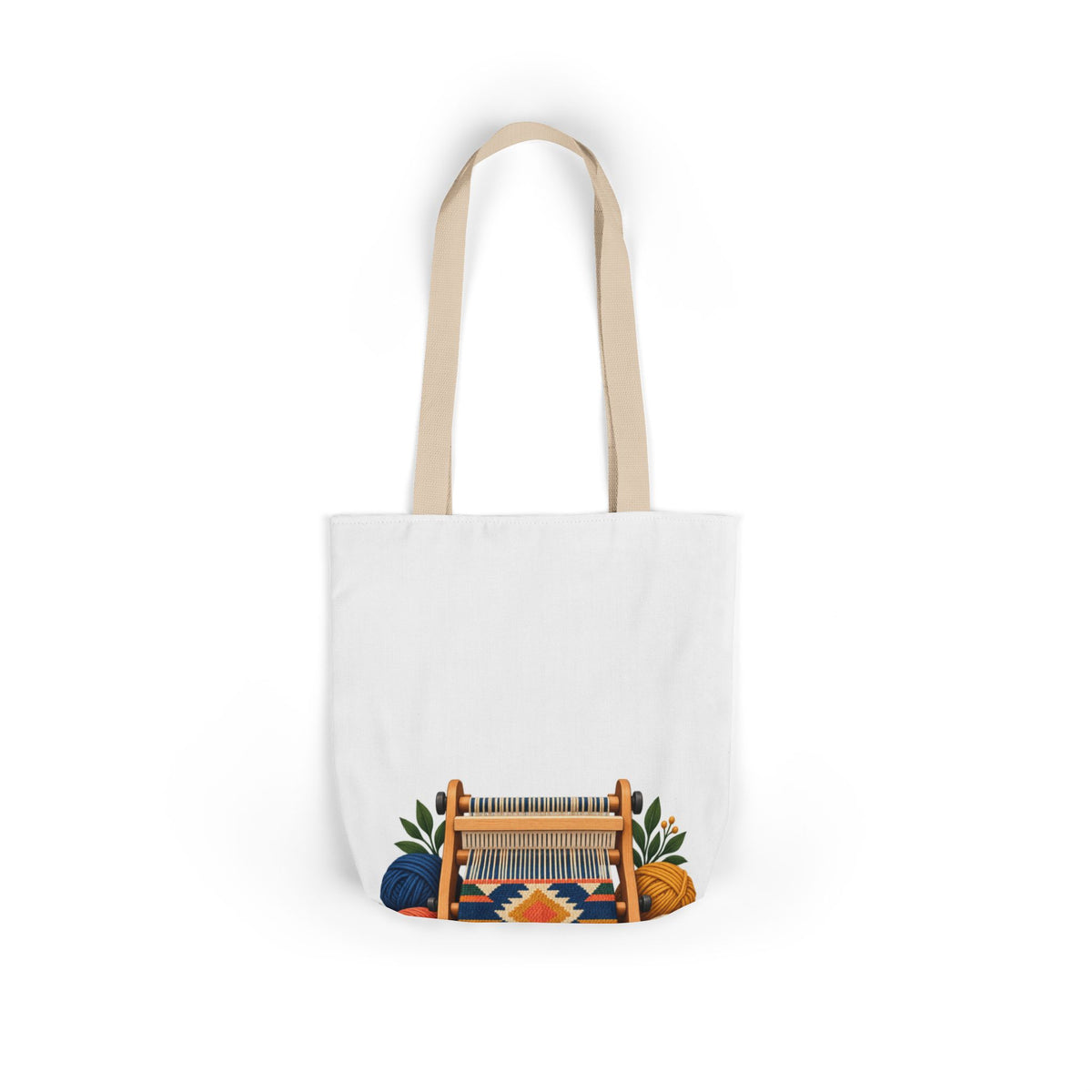 Geometric Hand Weaving Workshop Tote Bag