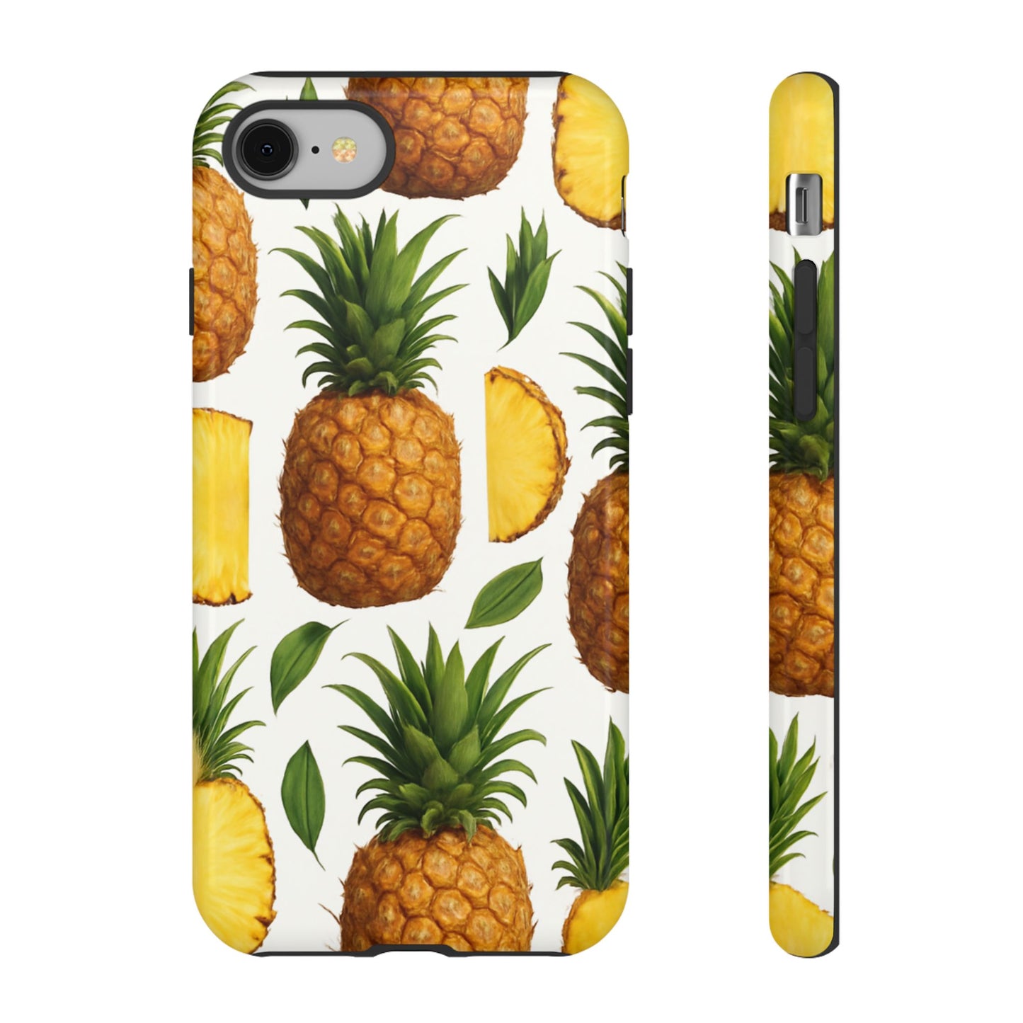 Pineapple Phone Case - Tough Cases, Tropical Phone Cover, Summer Vibe Accessories, Cute Pineapple Design, Fun Gift for Fruit Lovers