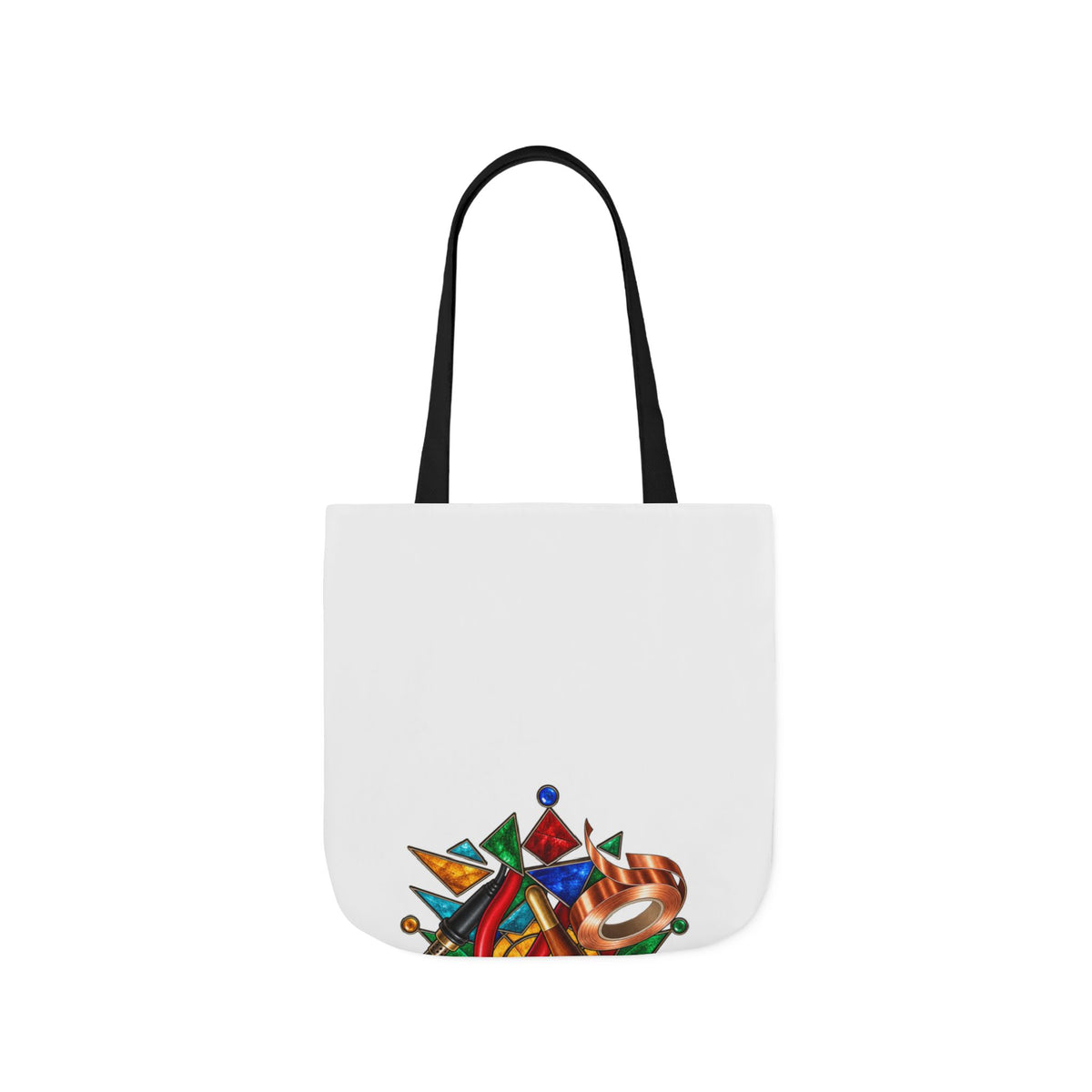 Stained Glass Workshop Tools Tote Bag