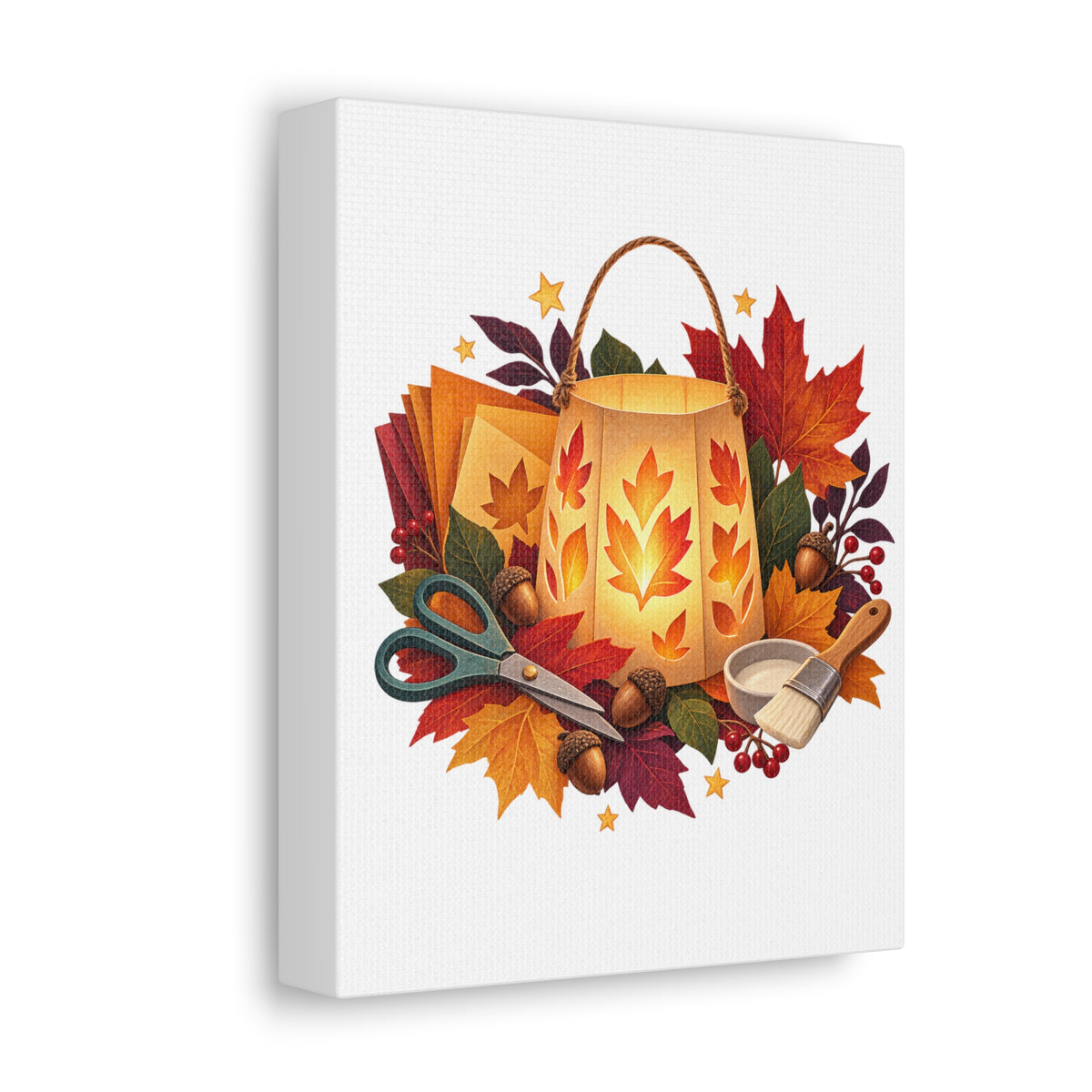 Autumn Lantern Making Workshop Canvas