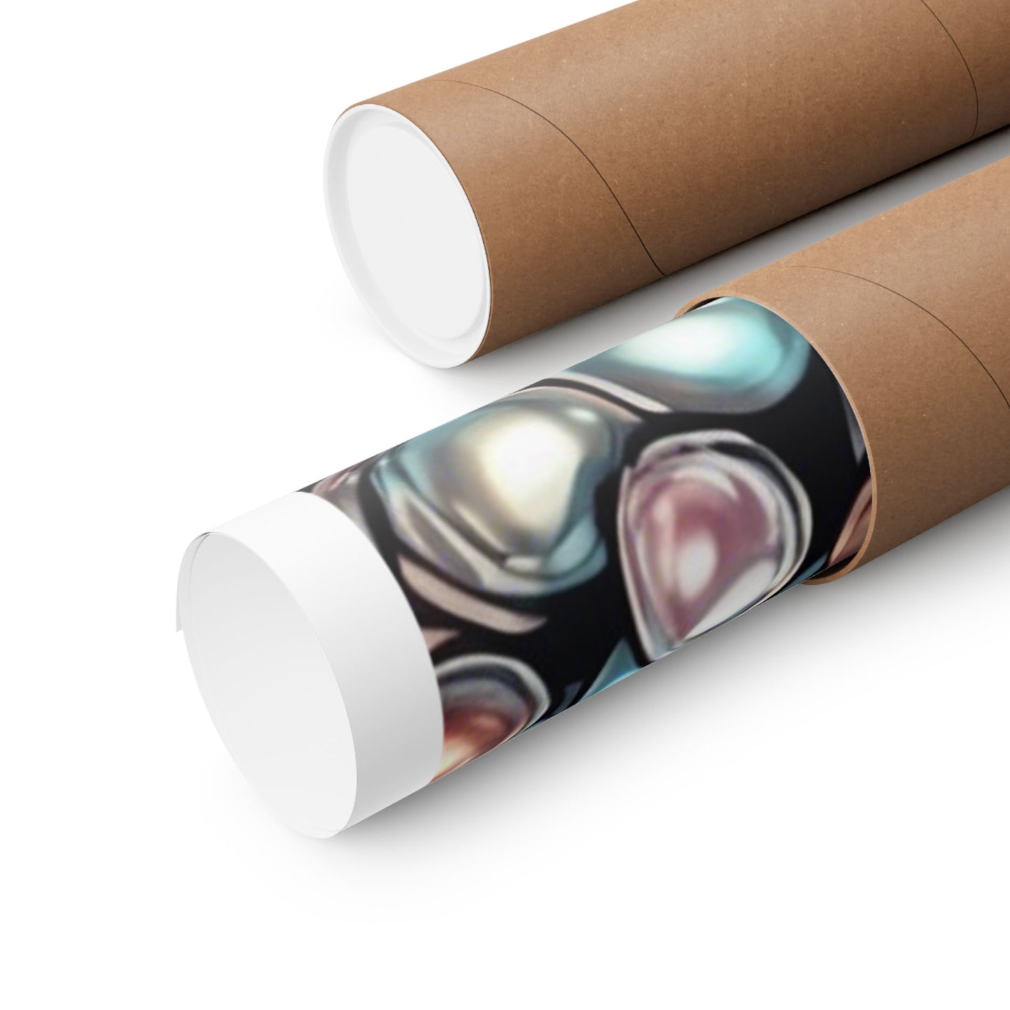Pearl Bubble Pattern Abstract Gift Art Poster